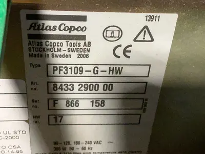 Used 2006 ATLAS COPCO PF3109GHW Automation Control (HMI) Ohio US | HGR 24 #1515835