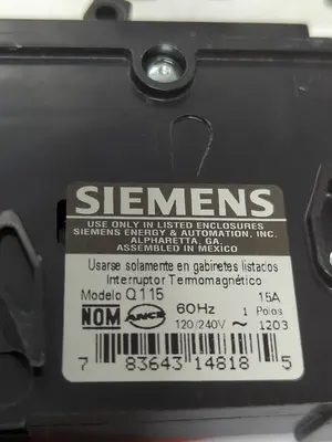Used SIEMENS Q115 Miscellaneous Equipment (Electrical & Power) | Surplus Asset Holdings #1196282