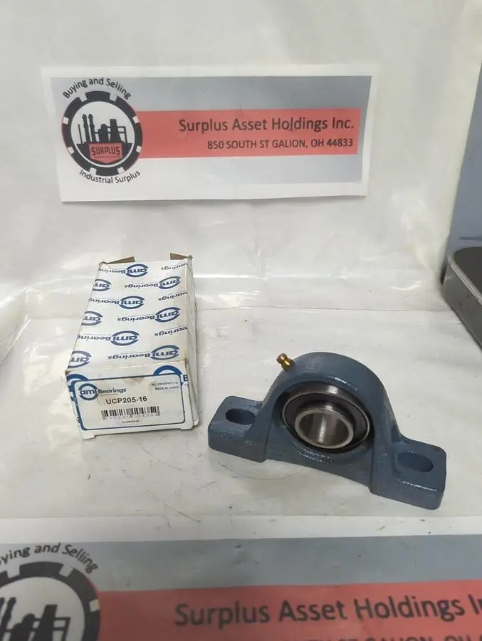 New | in-Stock AMI BEARINGS UCP205-16 Industrial Controls Ohio US | Surplus Asset Holdings #1502627