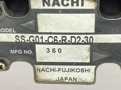 Used NACHI SS-H01-C6-R-D2-30 Pump & Valve Parts | Surplus Asset Holdings #1219543