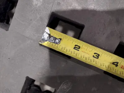 8' x 5' WELDSALE WELDING TABLE LAYOUT ACORN PLATE: YOBRO #24814