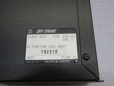 Used SYMAX _UNKNOWN_ Programmable Logic Controllers | OCO Industrial #1668159