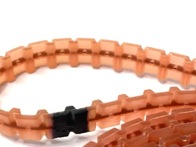20TB-290 | Red Polyurethane Timing Belt 290 Pitches - New Other
