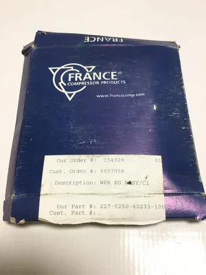 France Compressor 227-0250-40233-100 Wiper Ring Assy/CI