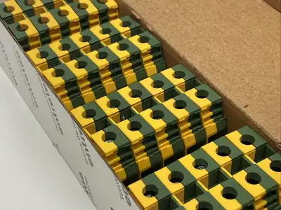 1SNA165130R2300 | ABB  Ground Terminal Block Green/Yellow M16/12.P LOT OF 20 - New Other