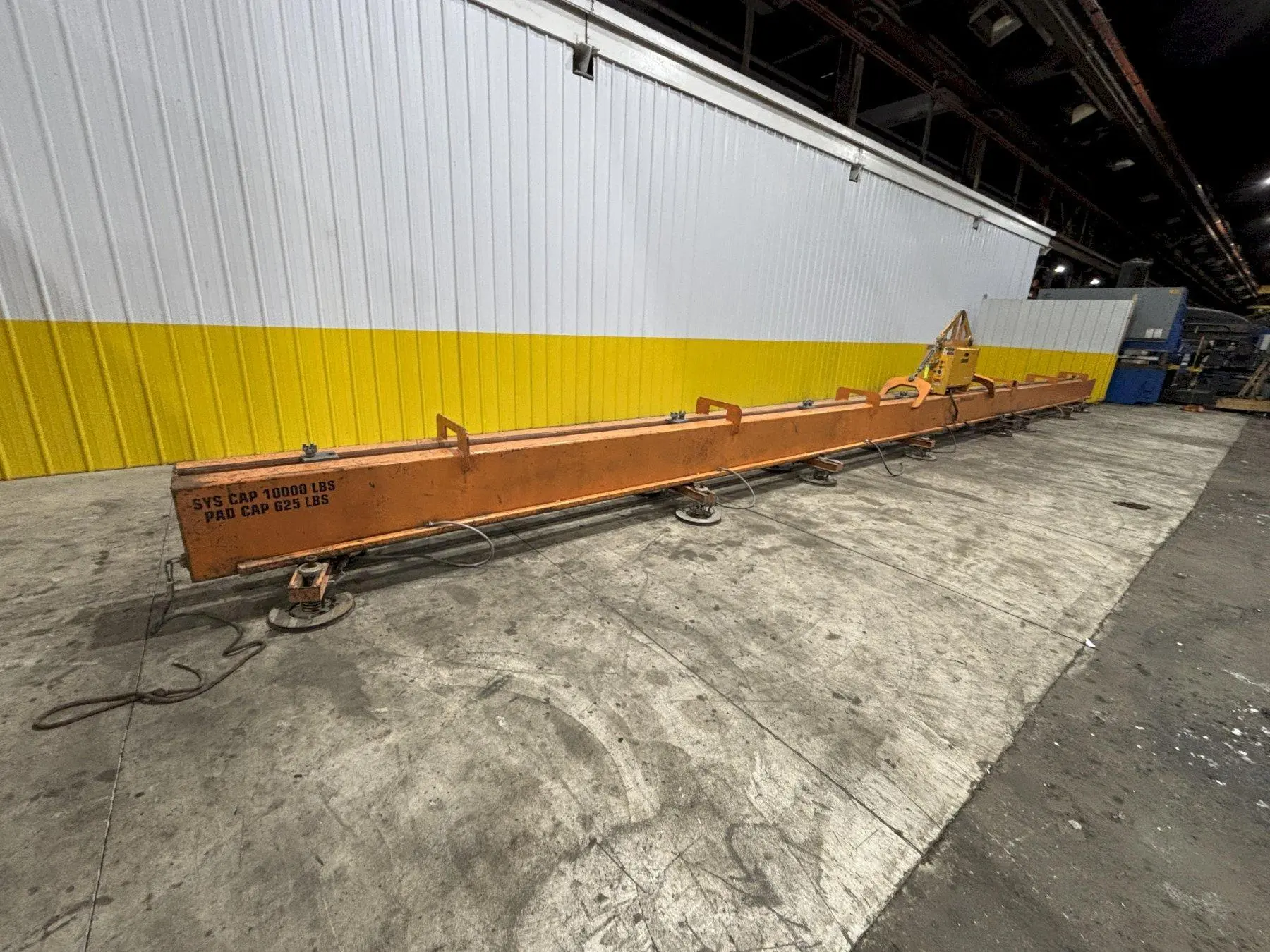 10,000 LBS X 50' X 8' PERMADUR SERIAS 816 VACUUM SHEET LIFTER WITH UNIVAC 1500 GENERATOR: STOCK 22460