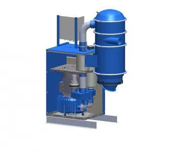 15 HP DUSTCONTROL MODEL #DC-11 & RAF-1600 DUST COLLECTOR SYSTEM: STOCK #17160