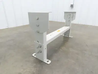 Hytrol HS-5 Conveyor Leg Floor Support 31"W Heavy Duty White 16-5/8-19-5/8"H