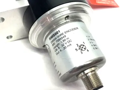 RMS001 | Ifm  Draw Wire Encoder 1900mm Measuring Range - New Other