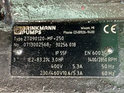 Used BRINKMANN PUMPS _UNKNOWN_ Motors (misc) Ohio US | HGR 24 #1518072