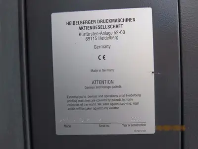 2000 Heidelberg Speedmaster SM 74-4 -P H Color