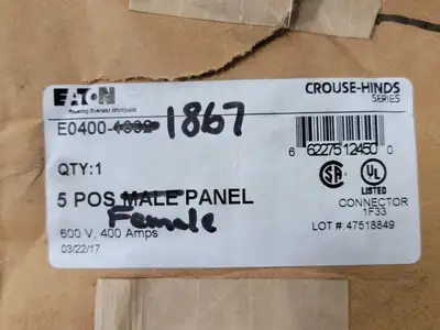 NEW CROUSE-HINDS E0400-1687