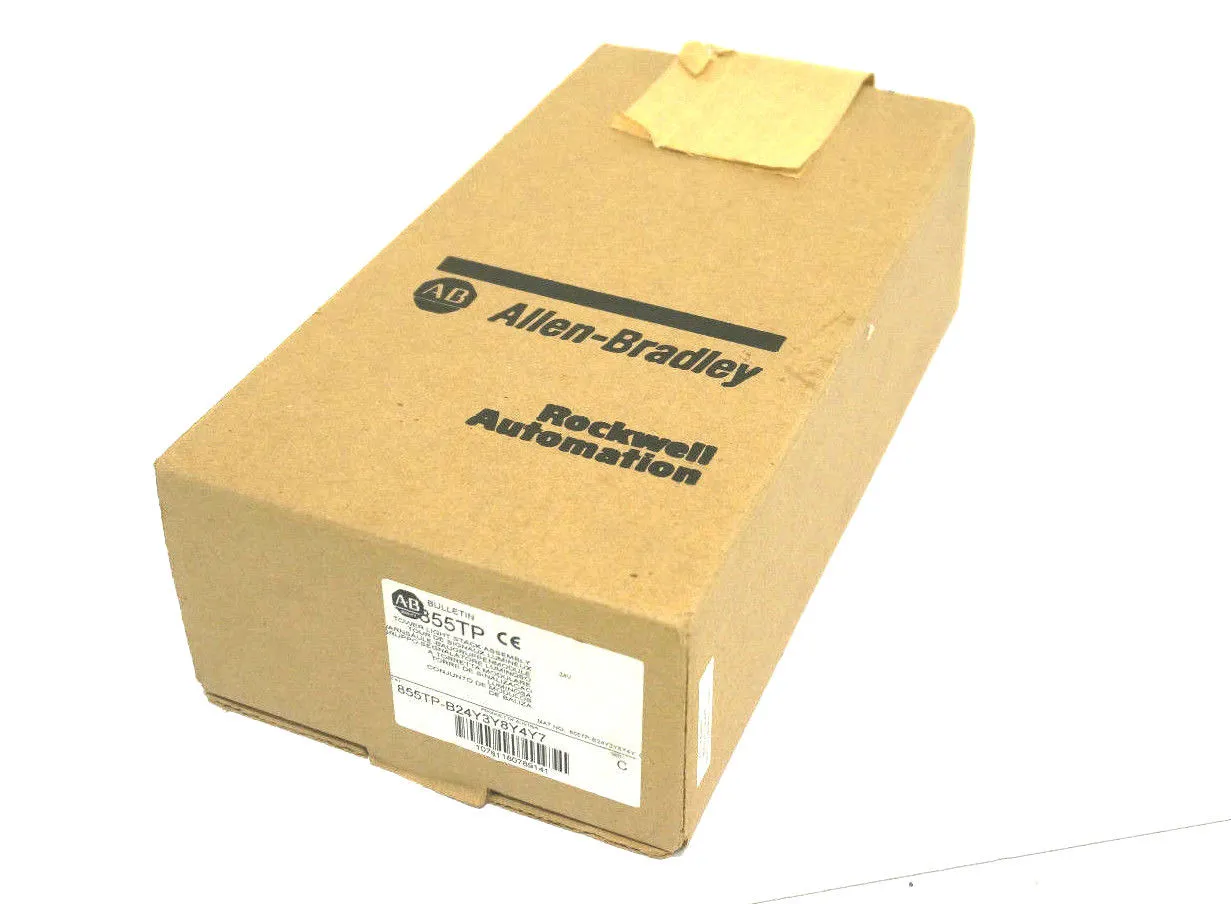 NEW ALLEN BRADLEY 855TP-B24Y3Y8Y4Y7 STACK LIGHT ASSY. SER.C 855TPB24Y3Y8Y4Y7