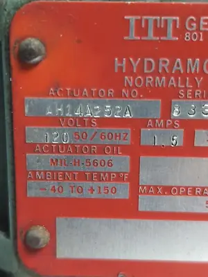 USED ITT AH14A252A