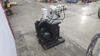8" x 14" Rapid Model F-14 Granulator w/ In-Line Roll Feed System, 7.5 HP