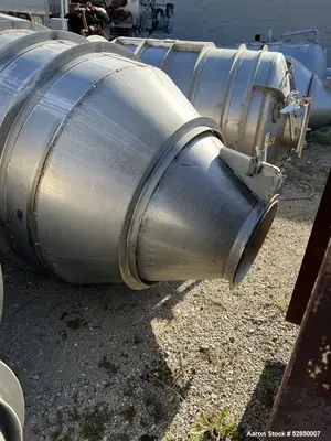 Used Approximately 600 Gallon Industrial Storage Bin, 304 Stainless Steel