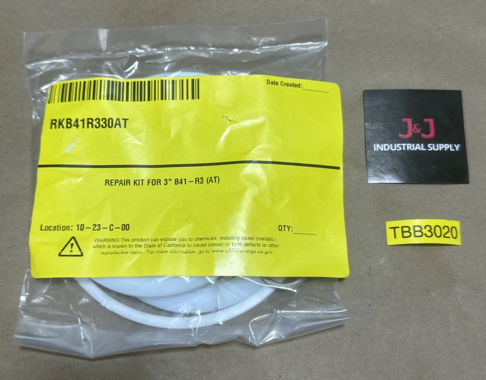 NEW SEALED- RKB41R330AT Repair Kit 3” B41-R3 Series TFM1600 Seats/Teflon Seal