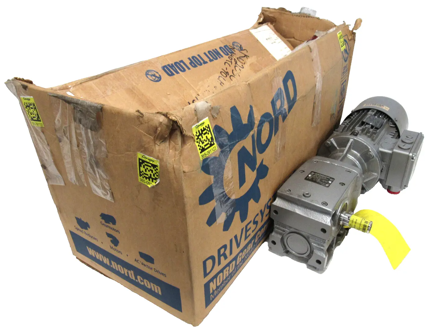 NEW NORD SK02050N140TC-90LH/4 GEARMOTOR 16.86:1 1HP 1" DIA. SK90LH/4CUSBRE20HL