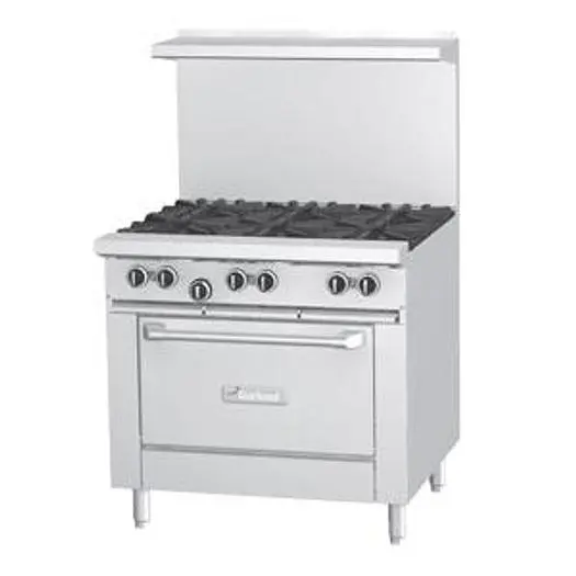 US RANGE 6 BURNER GAS