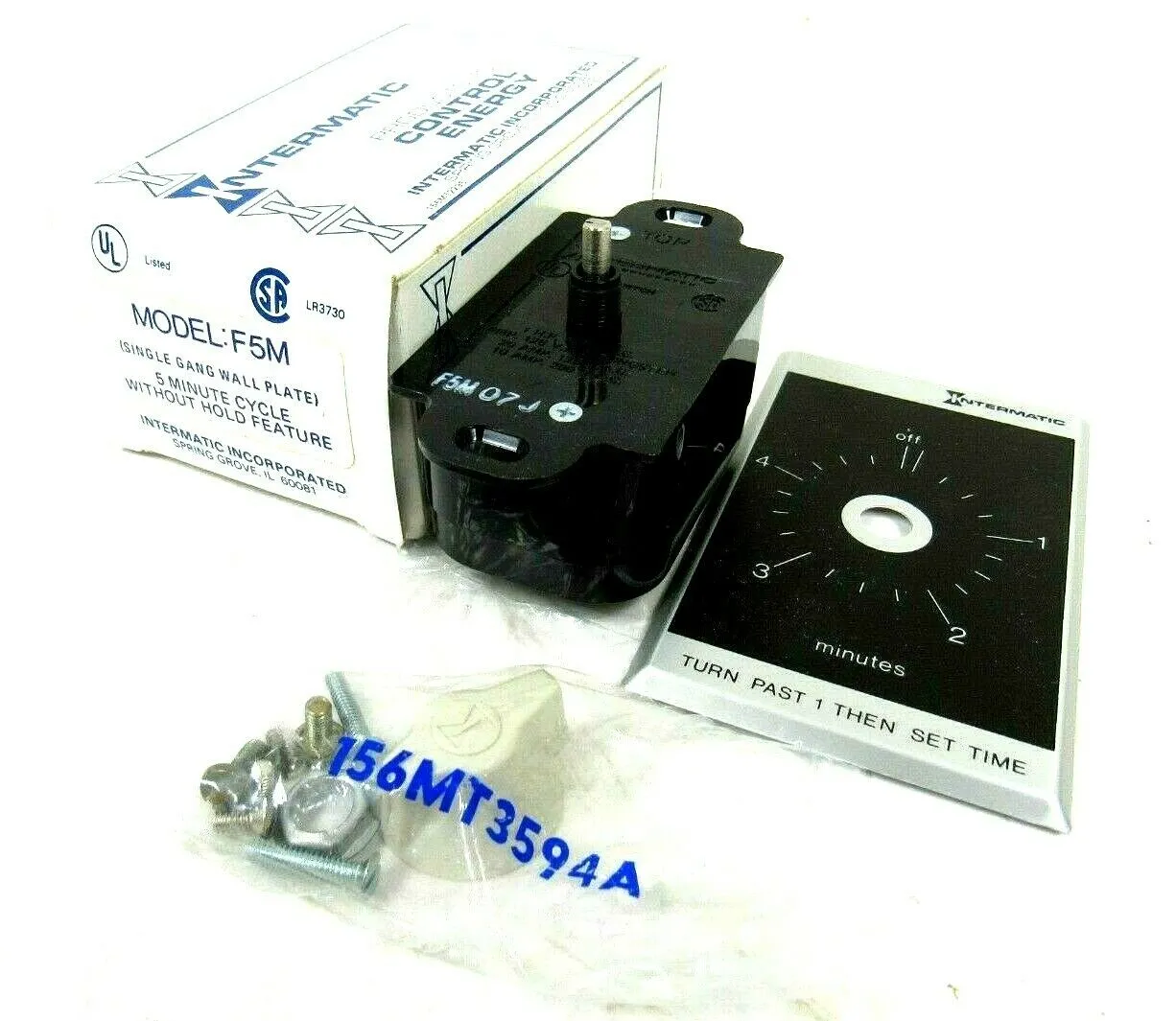 NEW INTERMATIC F5M TIME SWITCH 0-5 MIN