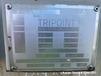 Unused Tripoint 4,000-Gallon Carbon Steel Horizontal Tank