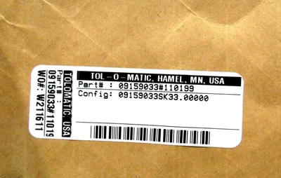 NEW TOL-O-MATIC 09159033 REPAIR KIT