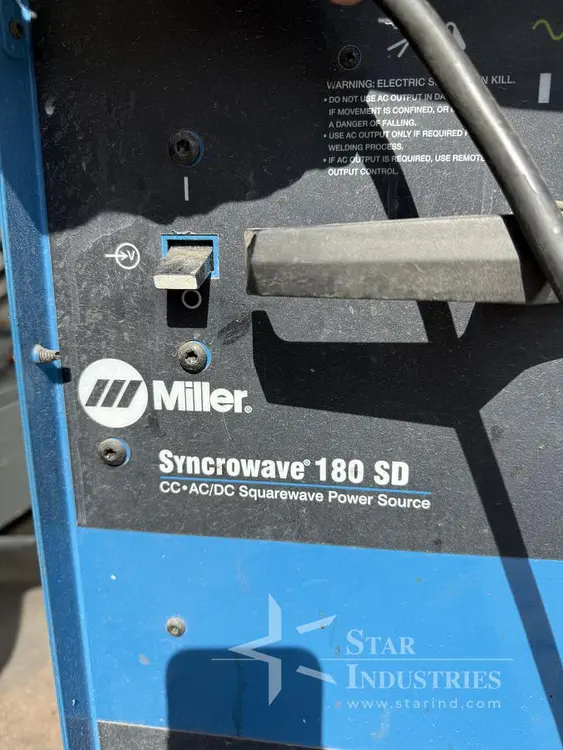 Used MILLER SYNCROWAVE 180 SD Tig Welders California US | Star Industries #1250118