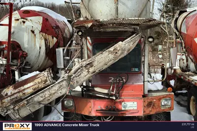 Used 1990 ADVANCE 5000S Concrete Mixer Trucks Pennsylvania US | Proxy Equipment #1383018