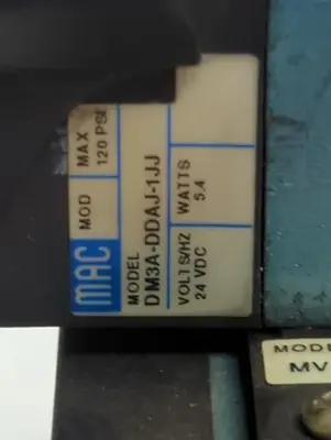 Used MAC MV-B2A-AHAC-DM-DDAJ-1JJ Solenoid Valves Ohio US | Surplus Asset Holdings #1236115