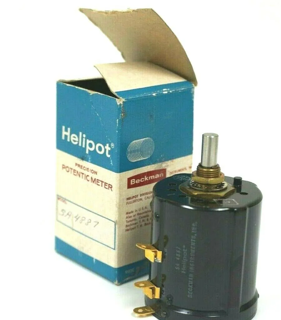 NEW BECKMAN SA-4887 PRECISION POTENTIOMETER HELIPOT SA4887