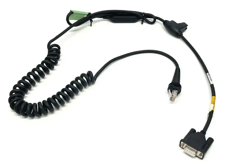 Used KEYENCE Rev. A Communication Cable for HR-100, Curled Type 3m Misc Electrical & Power Parts Michigan US | Maverick Industrial Sales #1395759