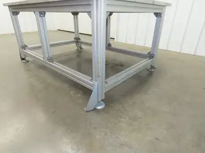 1" Aluminum Top Welding Work Bench Machine Fab Table 61-1/2"W 42"D 28-1/2"H