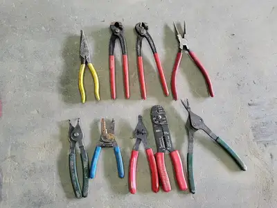 Assorted Pliers and Wire Stripper (Set of 18)