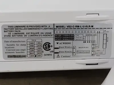 NEW BEGHELLI VE2-RM-L-U-0LR-M