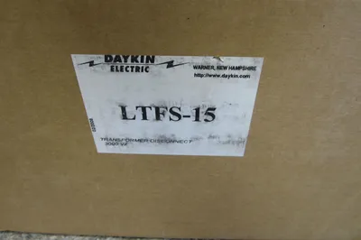 NEW DAYKIN LTFS-15 TRANSFORMER DISCONNECT LTFS15
