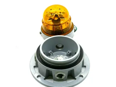 NEW DIALIGHT CORPORATION RTO0Y07005 YELLOW VISUAL LIGHT 120/240 VAC