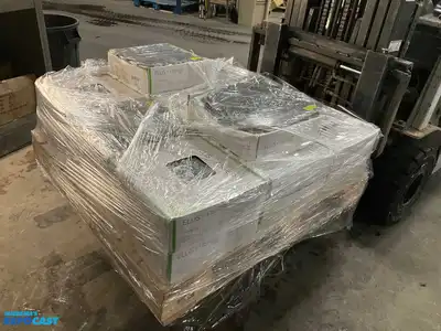Pallet of 20 cases of Ellis + Fisher® Ariel Nero Marquina 12 x 12 Polished Porcelain Hexagon...