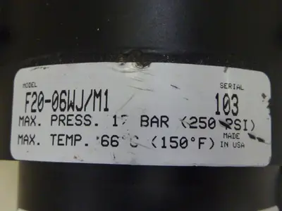 USED WATTS F20-06WJ/M1