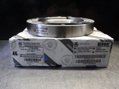 Bison Type "A" Mounting Adapter Plate For Lathe Chuck 8213-200-6 (LOC2187)