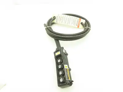 CM LodeStar 58220CM Crane 4-Button Pendant 2-Speed Hoist 1-Speed Trolley*Cracked