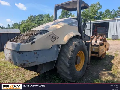 Used 2012 VOLVO SD115 Road Rollers Alabama US | Proxy Equipment #1388993