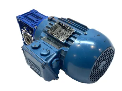 New | in-Stock WEG Motor 0.75kW 230/460V i=20 w/Lenze Worm Gearmotor GSN05-1NHAR Gearmotors Michigan US | Maverick Industrial Sales #1394321