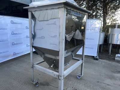 1000L S/S Spiroflow Powder Hopper