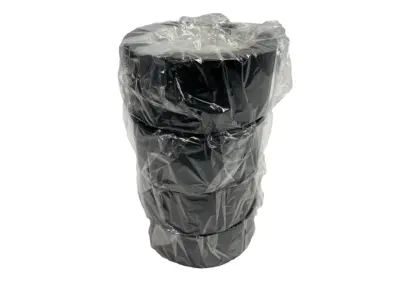 NEW ULINE INDUSTRIAL VINYL SAFETY TAPE BLACK 2" X 36 YDS LOT OF 4
