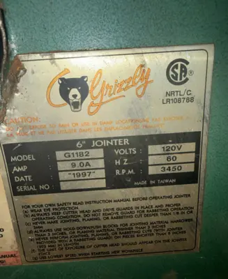 Used _UNKNOWN_ G1182 Woodworking Jointers Pennsylvania US | AW Machinery, LLC. #1419517