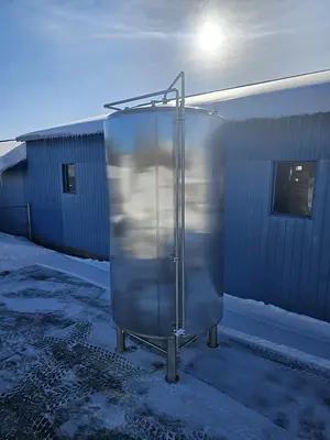 Used 2641 Gallon Insulated Tank, 304 Stainless Steel
