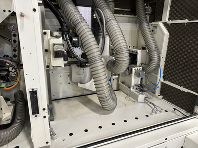 Stefani Evolution SSB Double-Sided Edgebander w/ Mahros Automatic Vacuum Loading & Unloading