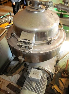 KMA Nagema SOZH/42 self-cleaning beer separator, 316SS.