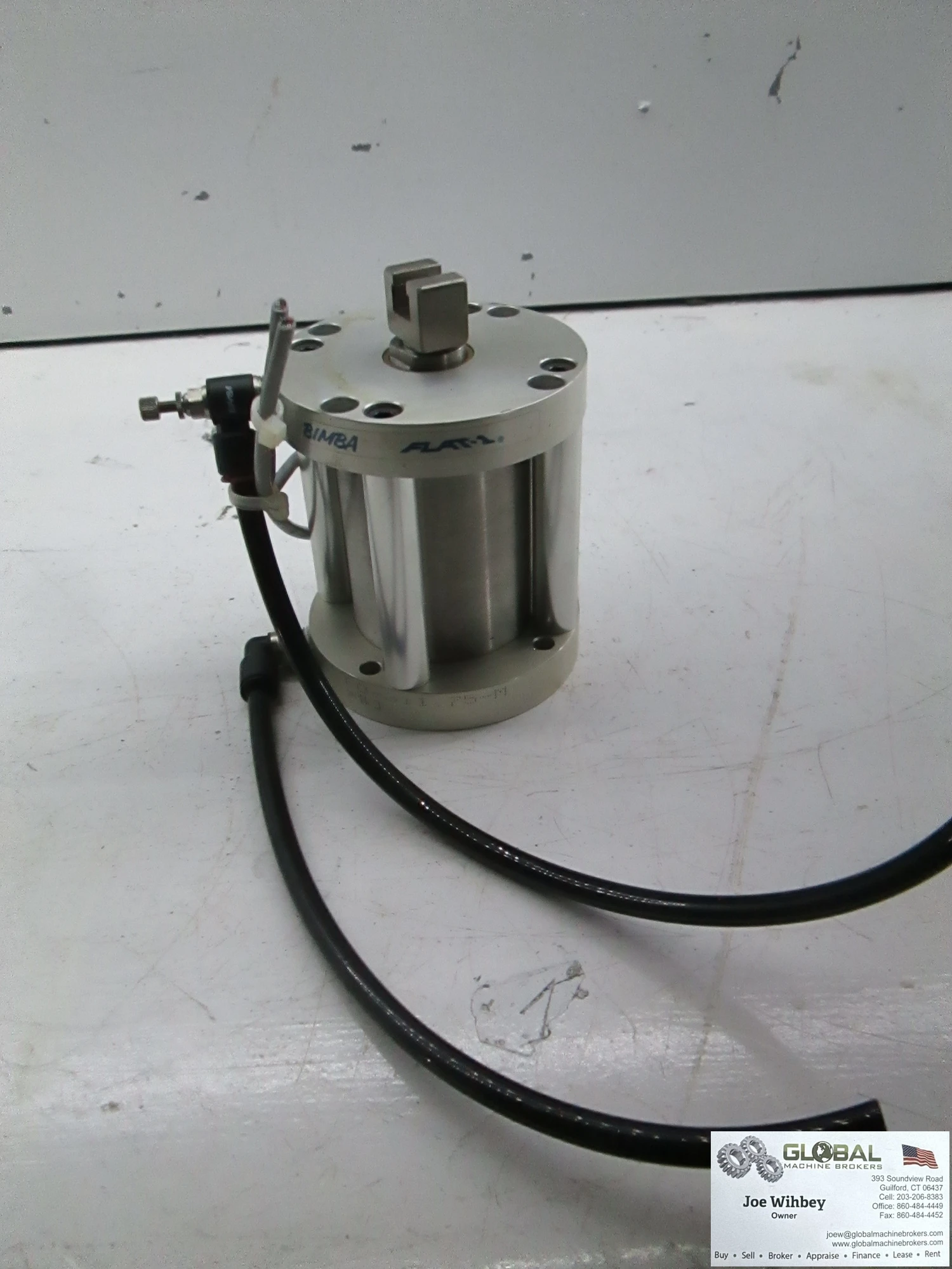 Bimba Flat-1 Model: FO-311.75-M, Single End Rod Pneumatic Compact Cylinder