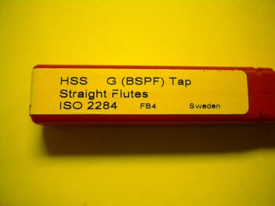 USED Dormer STRAIGHT FLUTES BSPF TAP HSS